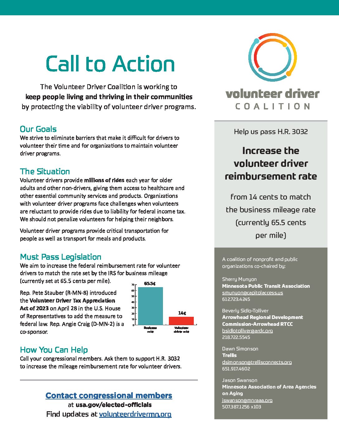Call to Action flyer